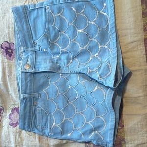 Girl's denim shorts
